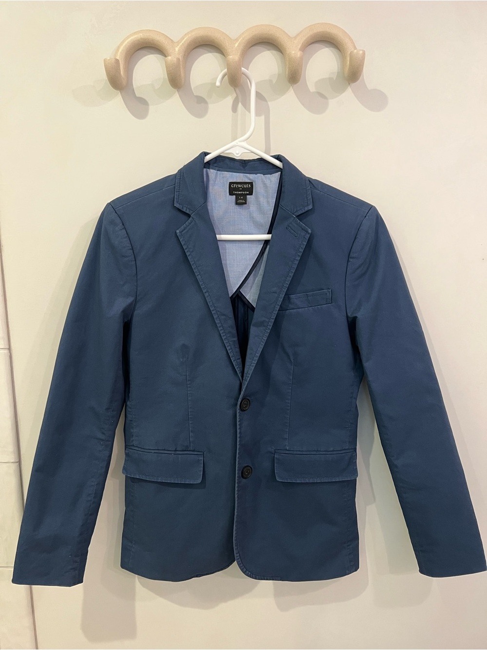 Crewcuts Thompson Union Blue Flex Chino Blazer size 14